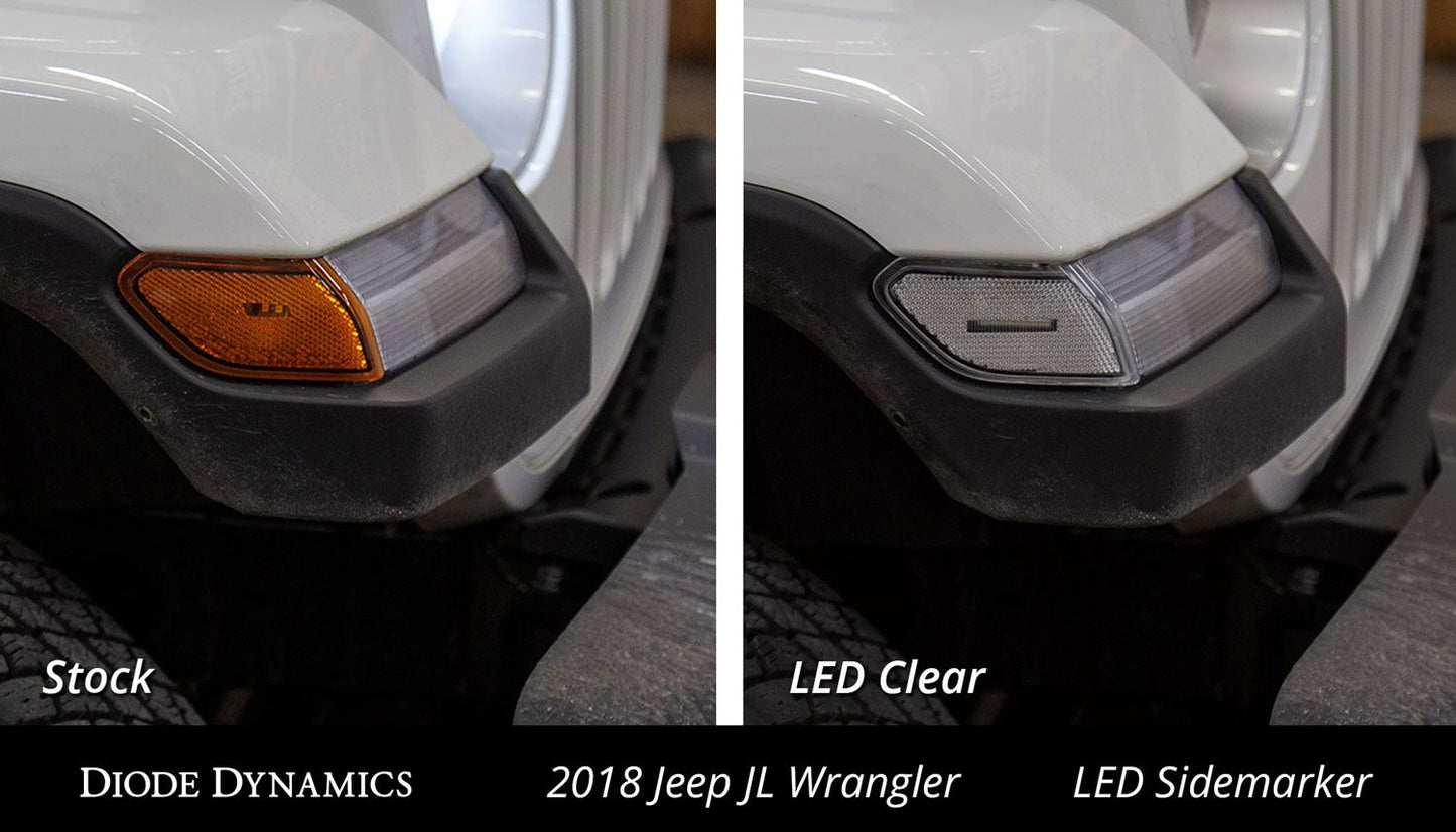Sidemarkers for 2018-2025 Jeep JL Wrangler/Gladiator (set)