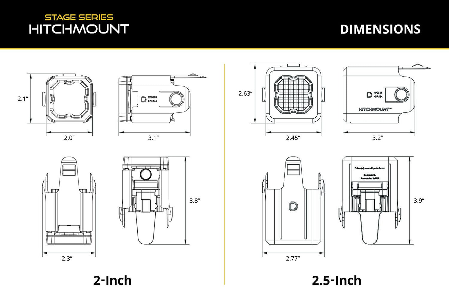 HitchMount LED Pod Reverse Kit C1 Sport