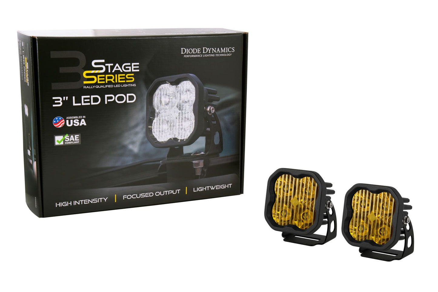 SS3 Yellow Sport LED Pod (pair)