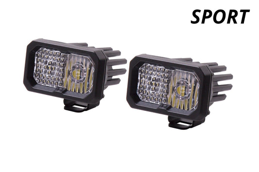SSC2 White Sport Standard LED Pod (pair)