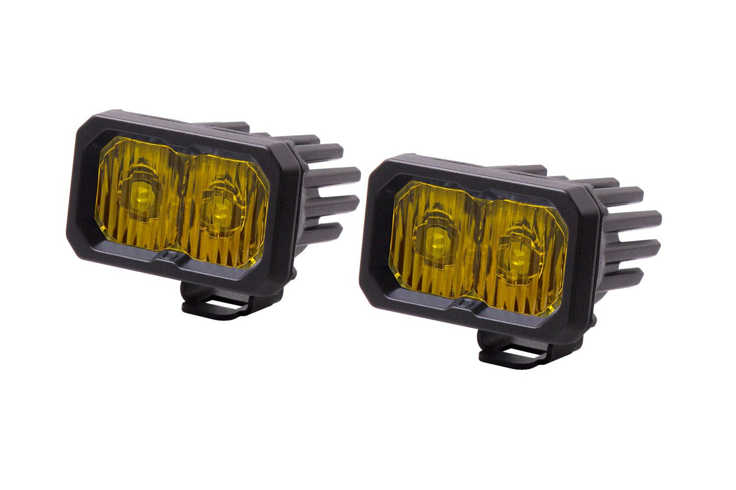 SSC2 Yellow Sport Standard LED Pod (pair)