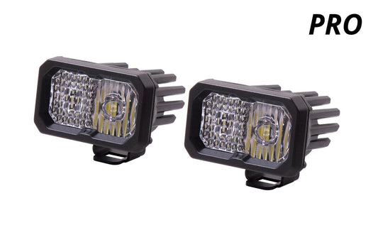 SSC2 White Pro Standard LED Pod (pair)