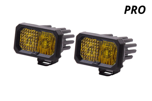 SSC2 Yellow Pro Standard LED Pod (pair)