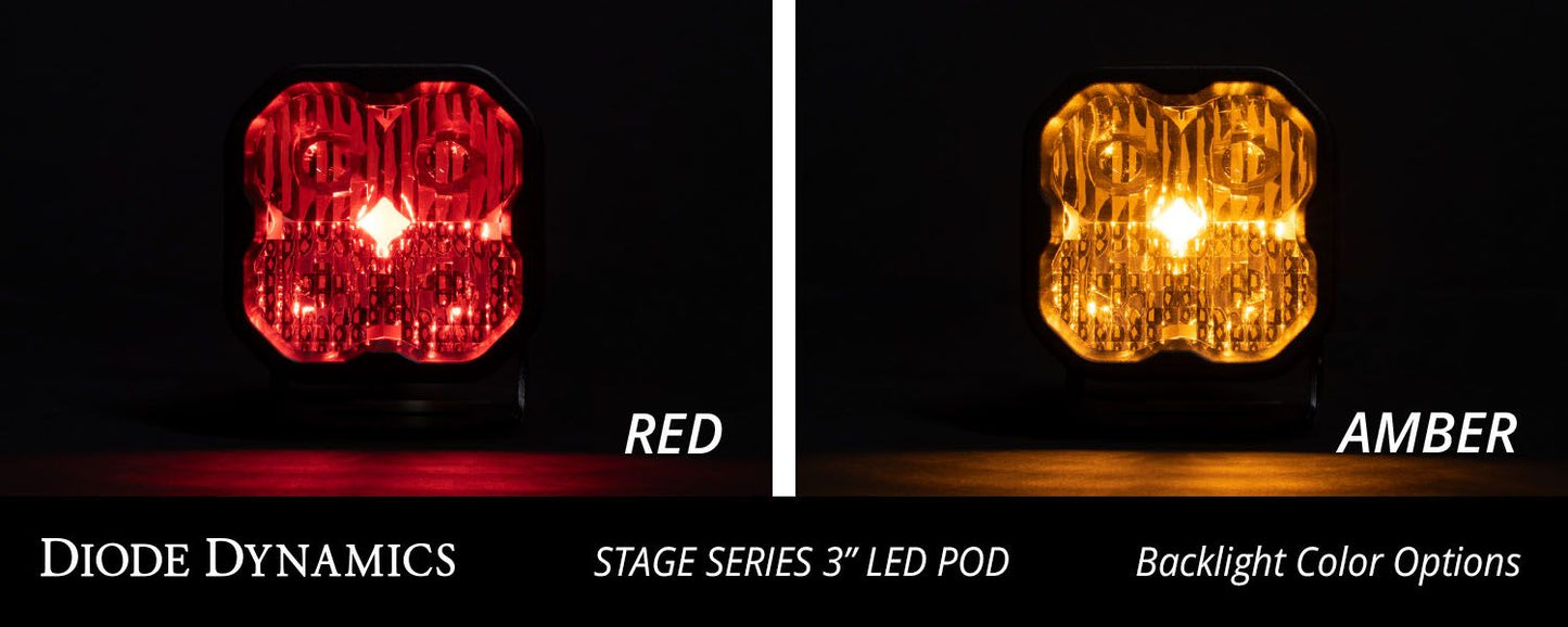 SS3 White Pro LED Pod (pair)