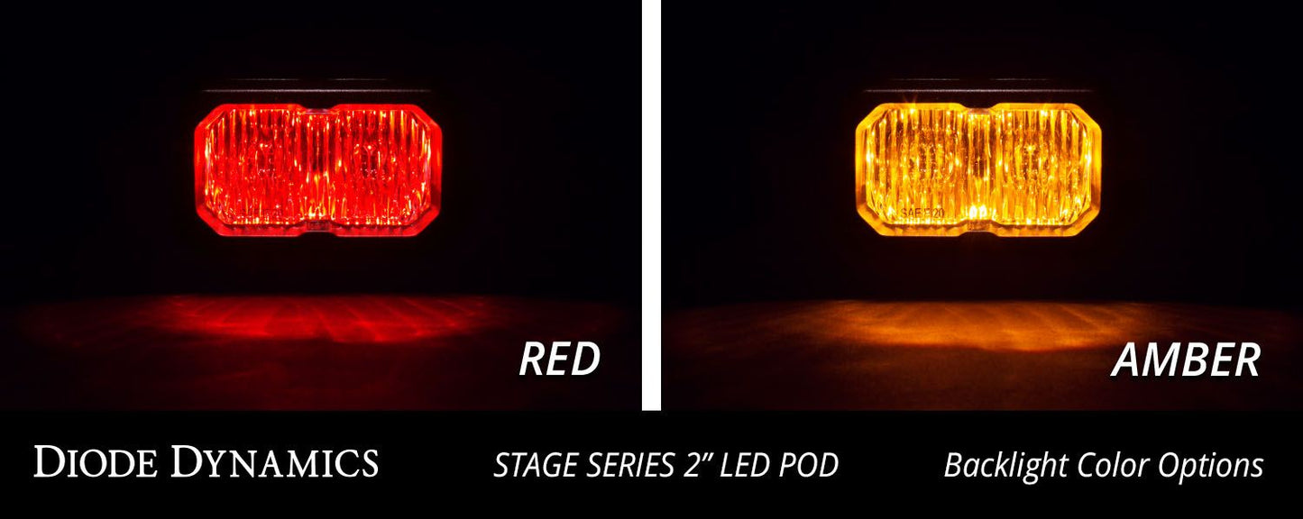 SSC2 White Pro Standard LED Pod (pair)