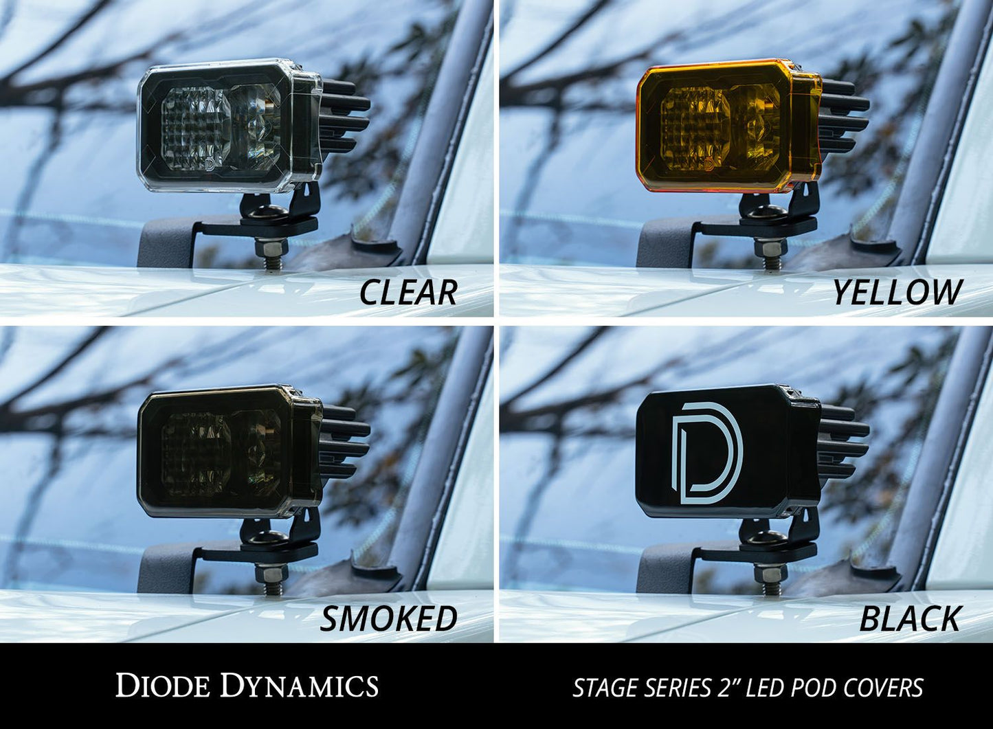 Stage Series 2in LED Pod Cover, Clear (one)