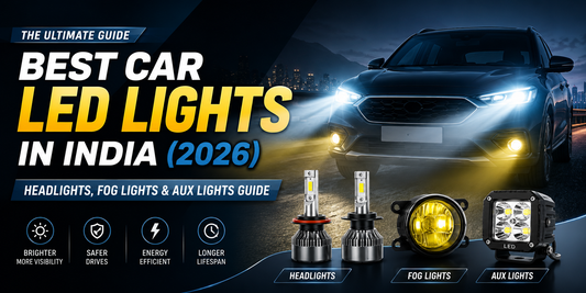 Best Car LED Lights in India (2026) | Headlights, Fog Lights & Aux Lights Guide