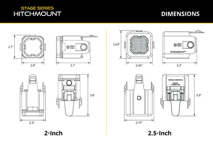 HitchMount LED Pod Reverse Kit
