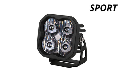 SS3 SAE/DOT White Sport Spot LED Pod ABL (one)