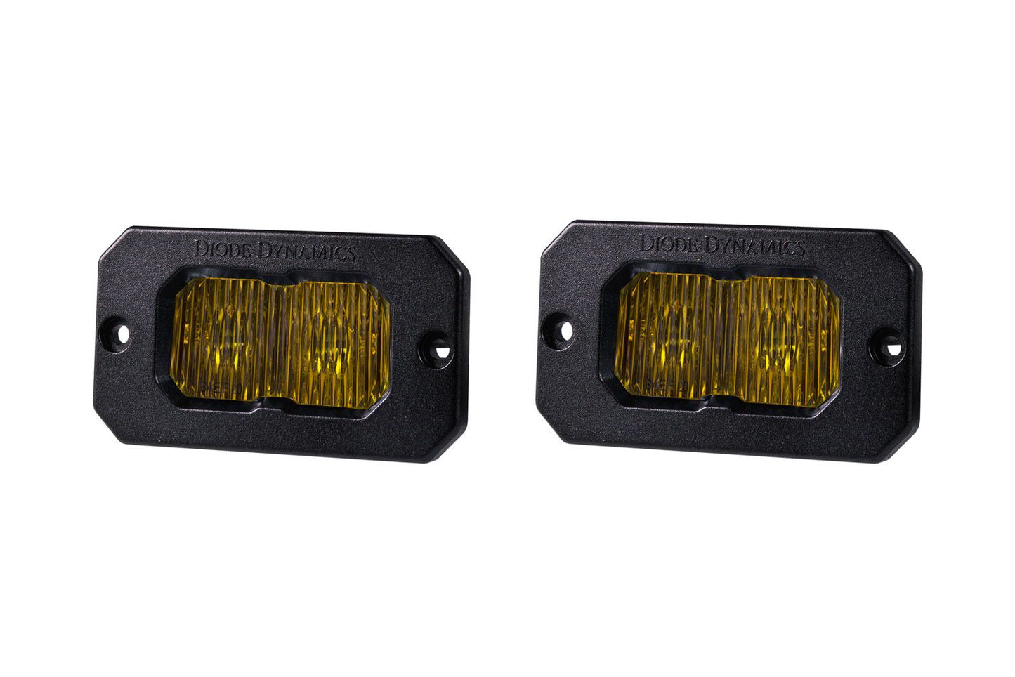 SSC2 Yellow Sport Flush Mount LED Pod (pair)