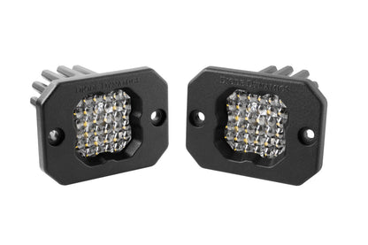 SSC1 White Sport Flush Mount LED Pod (pair)