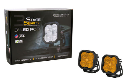 SS3 Yellow Max LED Pod (pair)