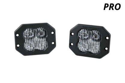 SS3 White Pro Flush Mount LED Pod (pair)