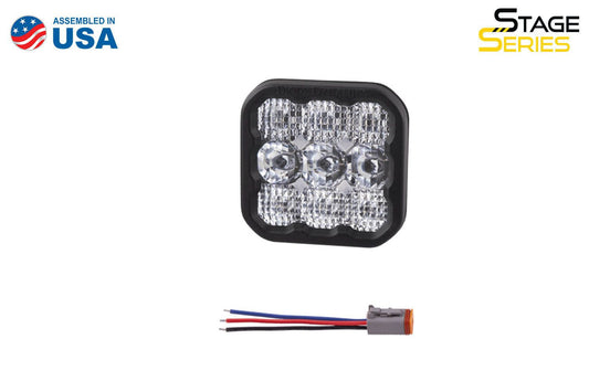 SS5 LED Pod Sport White - No Brackets (single)