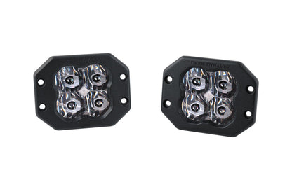 SS3 White Pro Flush Mount LED Pod (pair)