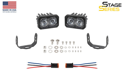 C2 2.0 SAE/DOT White Sport LED Pod (pair)