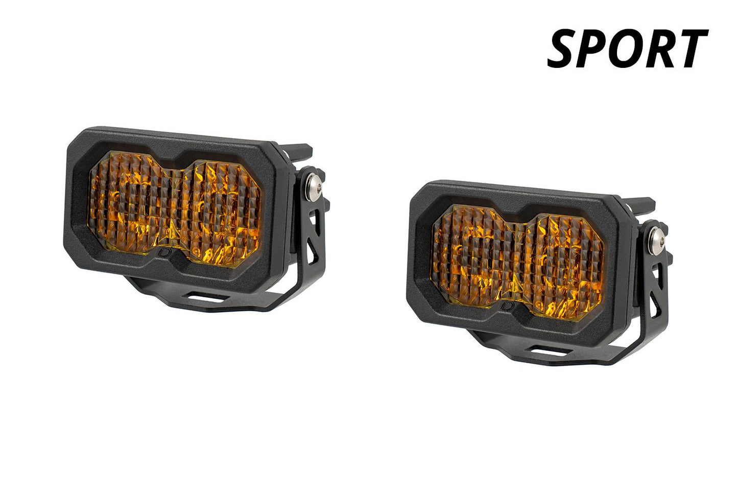 C2 2.0 SAE Yellow Sport LED Pod (pair)
