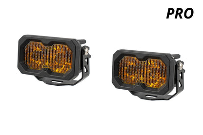 C2 2.0 SAE Yellow Pro LED Pod (pair)