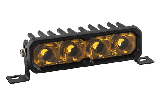 SS6 SAE/DOT Yellow LED Light Bar (one)