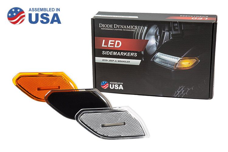 Sidemarkers for 2018-2025 Jeep JL Wrangler/Gladiator (set)