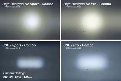 SSC2 SAE White Sport Flush Mount LED Pod (pair)