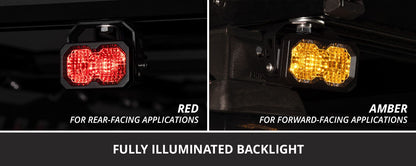 C2 2.0 SAE/DOT White Sport LED Pod (pair)