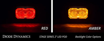 SSC2 White Pro Standard LED Pod (pair)